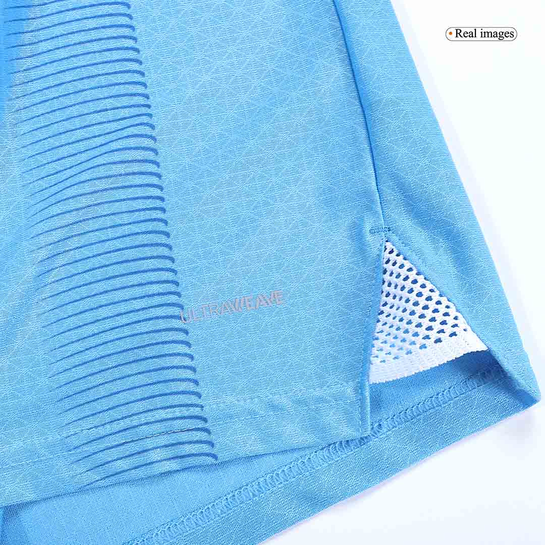 Player Version DE BRUYNE #17 Manchester City Home  Football Shirt 2023/24 Best Football Kits Shop