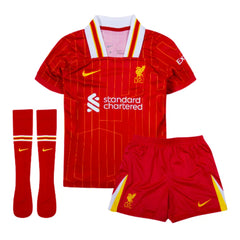 Kid's Liverpool Home Football Shirt Kit (Jersey + Shorts + Socks) 2024/25 Number Customization Only ¨C Premier League Champions Best Football Kits Shop