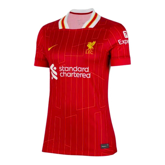 Custom Number Women's Liverpool Home Cheap Football Shirt 2024/25 | Premier League Champions Best Football Kits Shop