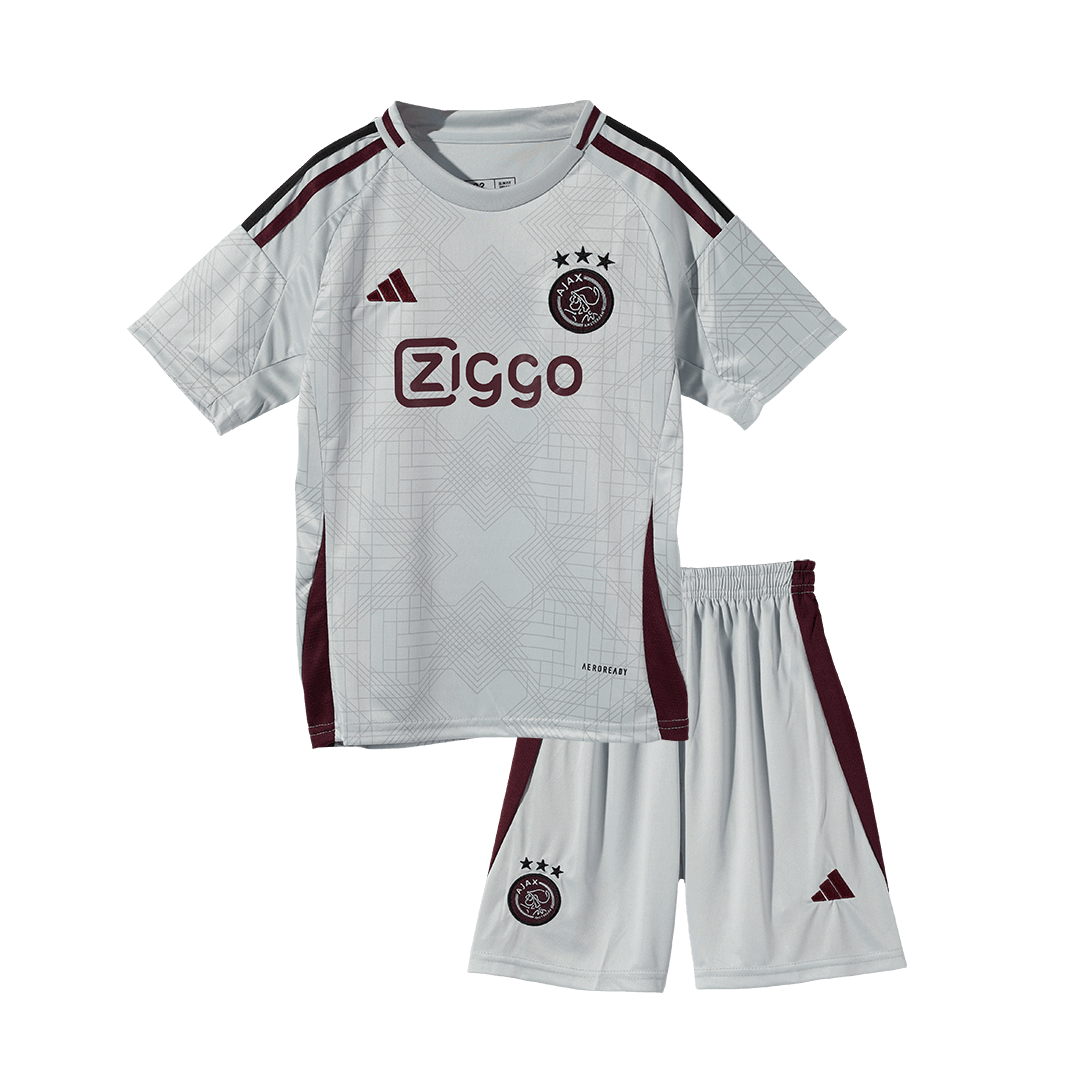 Kid's Ajax Third Away  Football Shirt Kit(Jersey+Shorts) 2024/25 Best Football Kits Shop
