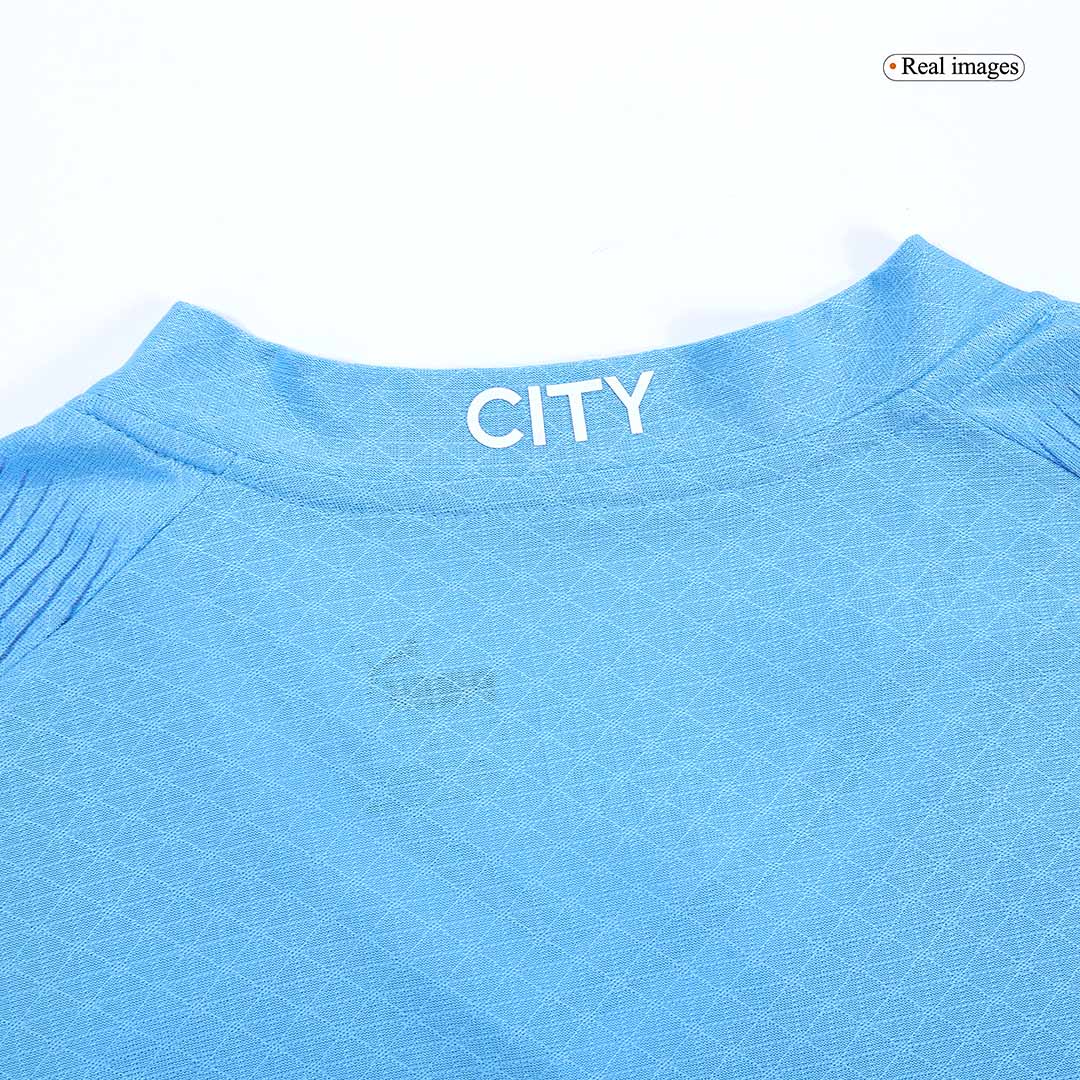 Player Version DE BRUYNE #17 Manchester City Home  Football Shirt 2023/24 Best Football Kits Shop