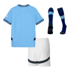 Kid's Manchester City Home  Football Shirt Kit(Jersey+Shorts+Socks) 2024/25 Best Football Kits Shop