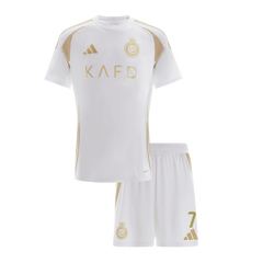 Kid's RONALDO #7 Al Nassr Third Away  Football Shirt Kit(Jersey+Shorts) 2024/25 - ACL Best Football Kits Shop