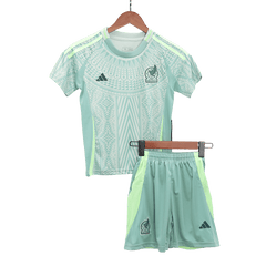 Kid's Mexico Away Jerseys Kit(Jersey+Shorts) Copa América 2024 Best Football Kits Shop