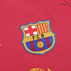 Retro A.INIESTA #8 2008/09 Barcelona Home Long Sleeve  Football Shirt- UCL Final Best Football Kits Shop