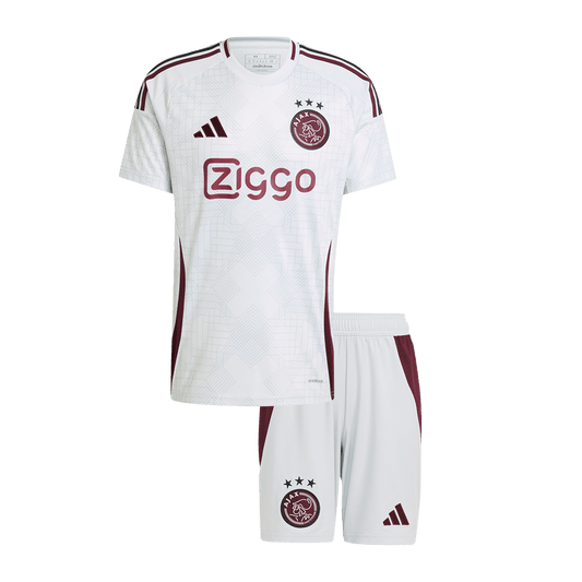 Kid's Ajax Third Away  Football Shirt Kit(Jersey+Shorts) 2024/25 Best Football Kits Shop