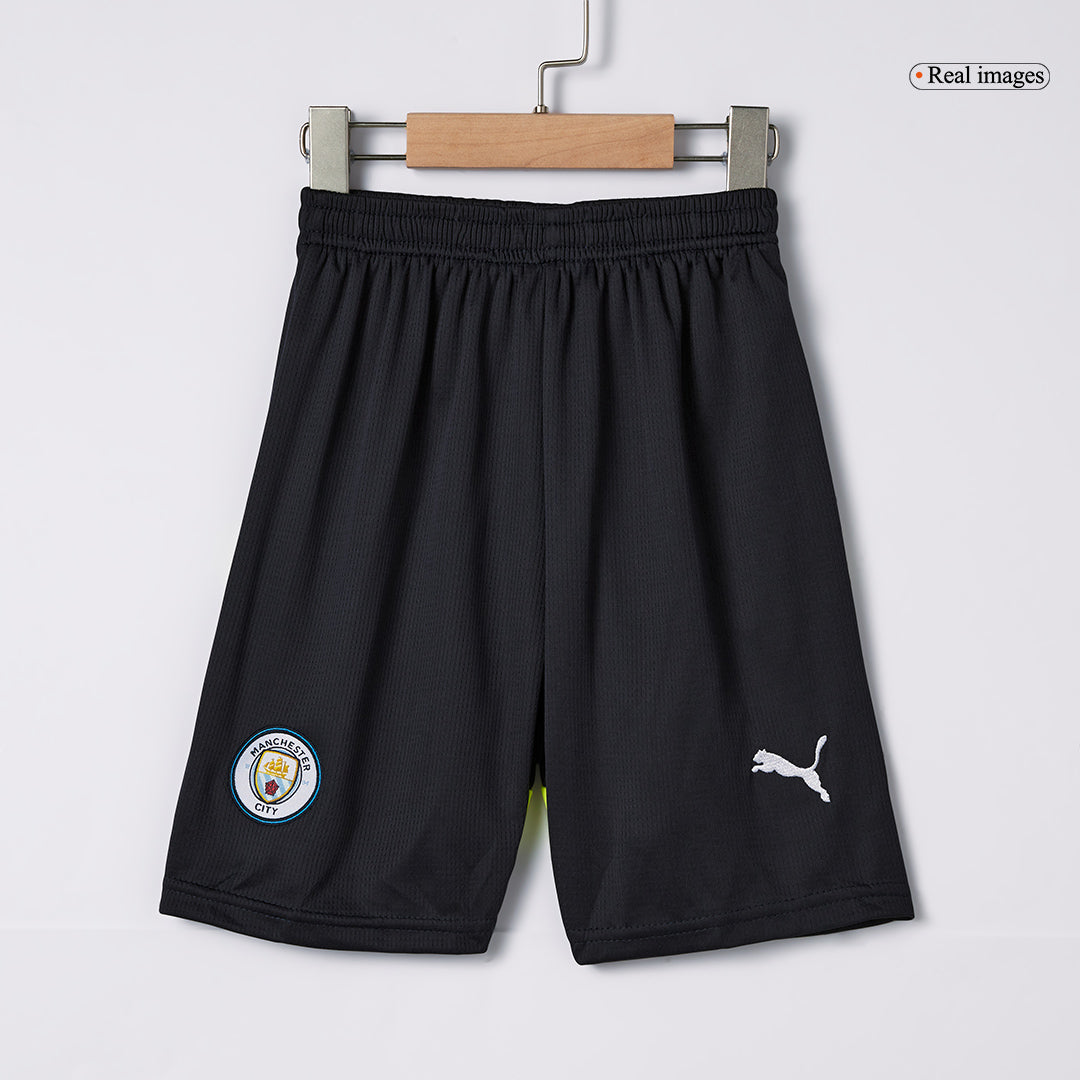 Kid's Manchester City Away  Football Shirt Kit(Jersey+Shorts+Socks) 2024/25 Best Football Kits Shop