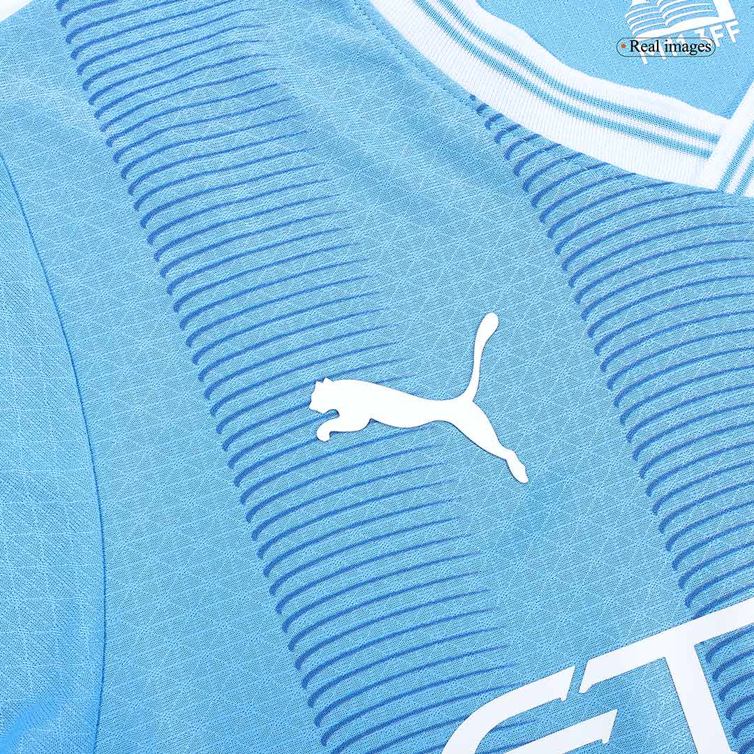 Player Version DE BRUYNE #17 Manchester City Home  Football Shirt 2023/24 Best Football Kits Shop