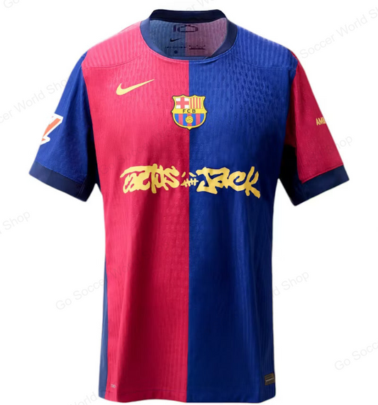 Player Version FC Barcelona x Travis Scott Limited Edition 2024/25 Jersey