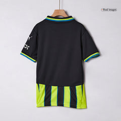 Kid's Manchester City Away  Football Shirt Kit(Jersey+Shorts+Socks) 2024/25 Best Football Kits Shop