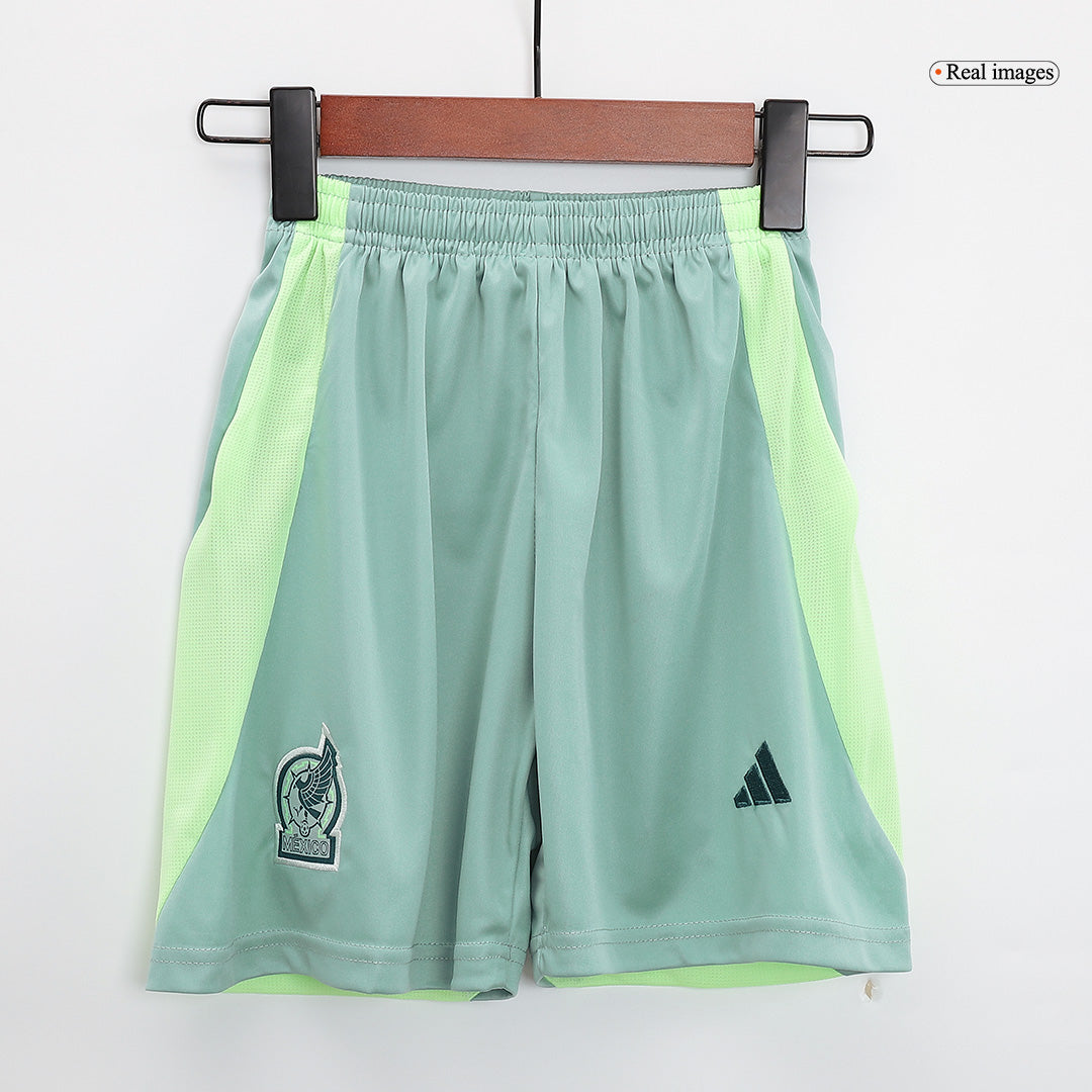 Kid's Mexico Away Jerseys Kit(Jersey+Shorts) Copa América 2024 Best Football Kits Shop