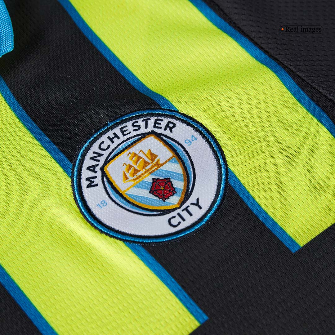Kid's Manchester City Away  Football Shirt Kit(Jersey+Shorts+Socks) 2024/25 Best Football Kits Shop