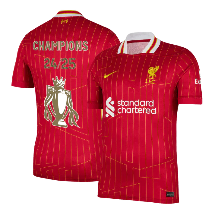 Liverpool FC Home Football Shirt 2024/25 | Premier League Champions Best Football Kits Shop