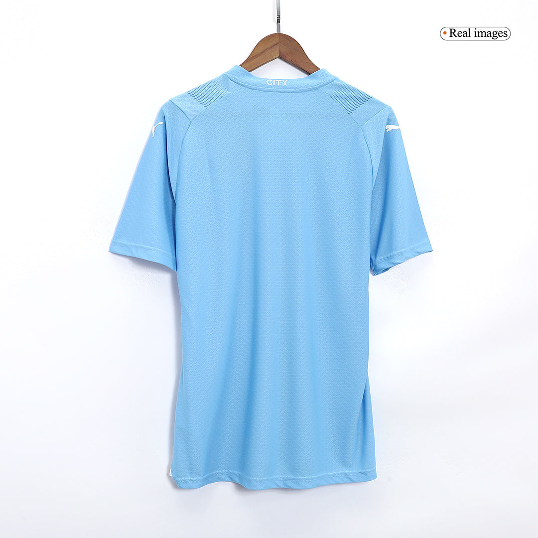Player Version DE BRUYNE #17 Manchester City Home  Football Shirt 2023/24 Best Football Kits Shop