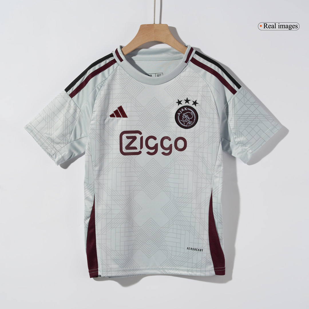 Kid's Ajax Third Away  Football Shirt Kit(Jersey+Shorts) 2024/25 Best Football Kits Shop