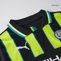 Kid's Manchester City Away  Football Shirt Kit(Jersey+Shorts+Socks) 2024/25 Best Football Kits Shop