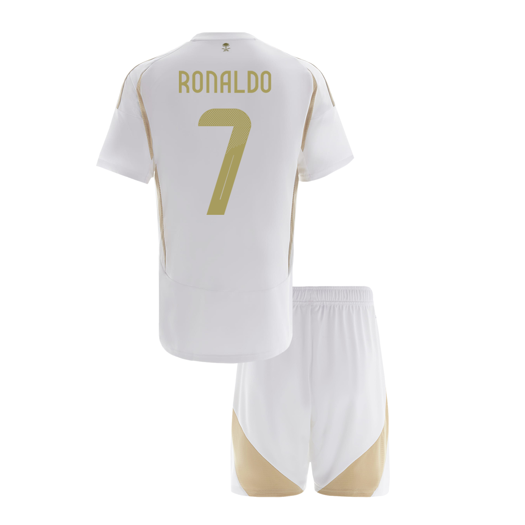 Kid's RONALDO #7 Al Nassr Third Away  Football Shirt Kit(Jersey+Shorts) 2024/25 - ACL Best Football Kits Shop