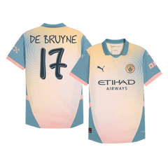 Player Version DE BRUYNE #17 Manchester City Fourth Away  Football Shirt 2024/25 - Definitely City Best Football Kits Shop