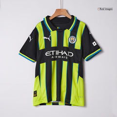 Kid's Manchester City Away  Football Shirt Kit(Jersey+Shorts+Socks) 2024/25 Best Football Kits Shop